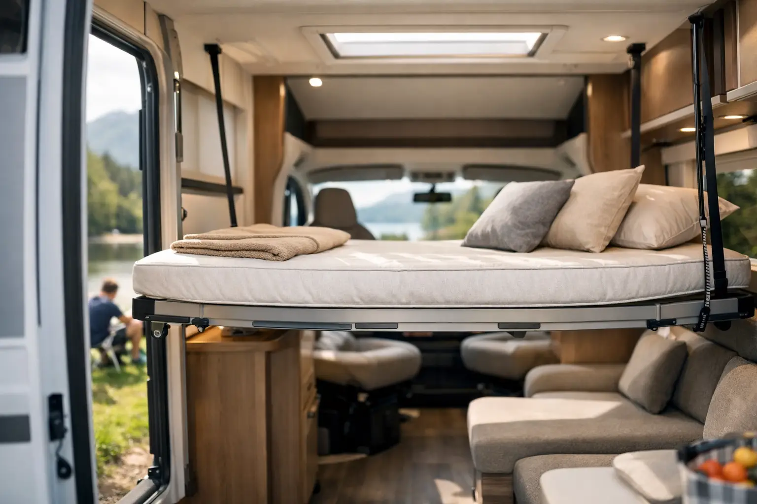 Mehr über den Artikel erfahren Camper mit Hubbett mieten – für wen lohnt es sich?