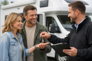 Mehr über den Artikel erfahren Mietwohnmobil-Übergabe einfach erklärt