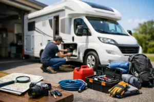 Mehr über den Artikel erfahren Wohnmobil für Straßenreise vorbereiten in 10 Schritten